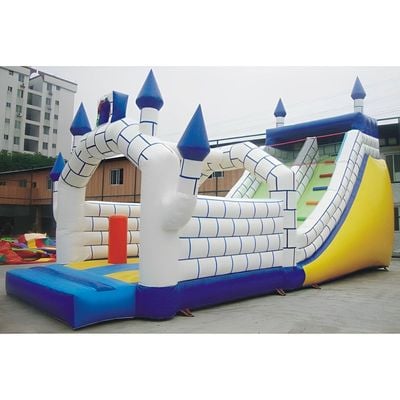 MYTS Snowy White Inflatable Playground Bounce House